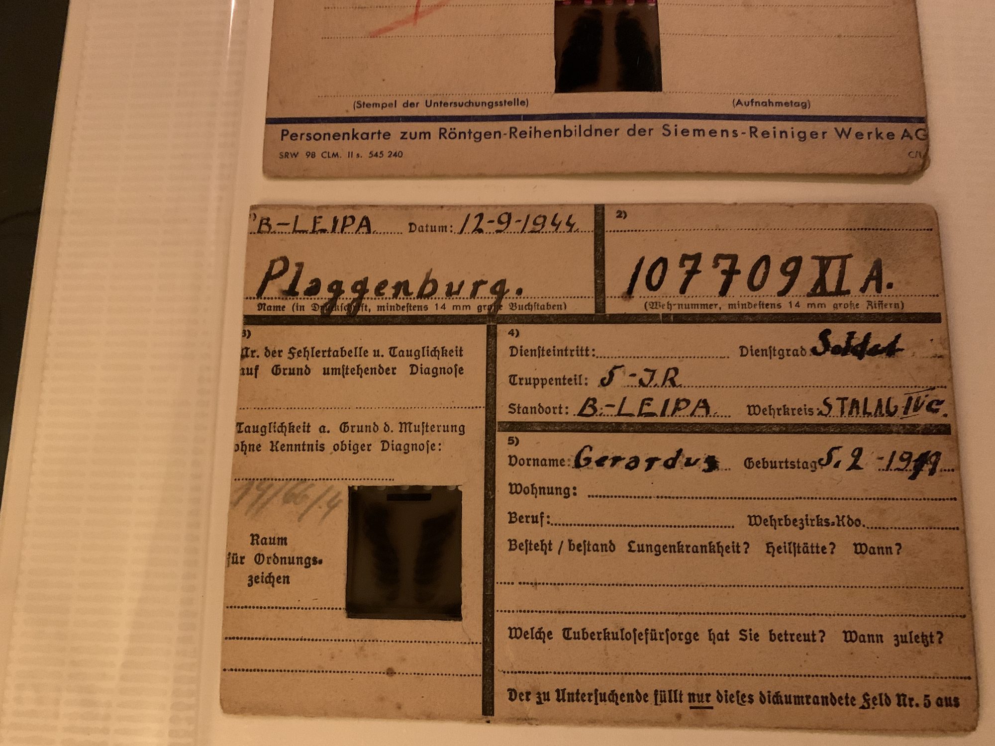 Röntgenkaart Böhmisch-Leipa