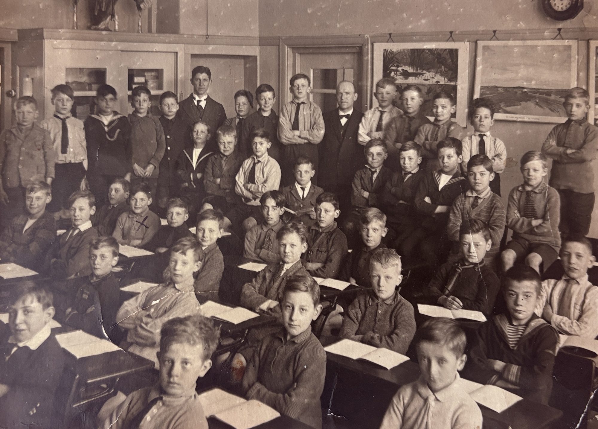 De schoolklas van Gerardus.