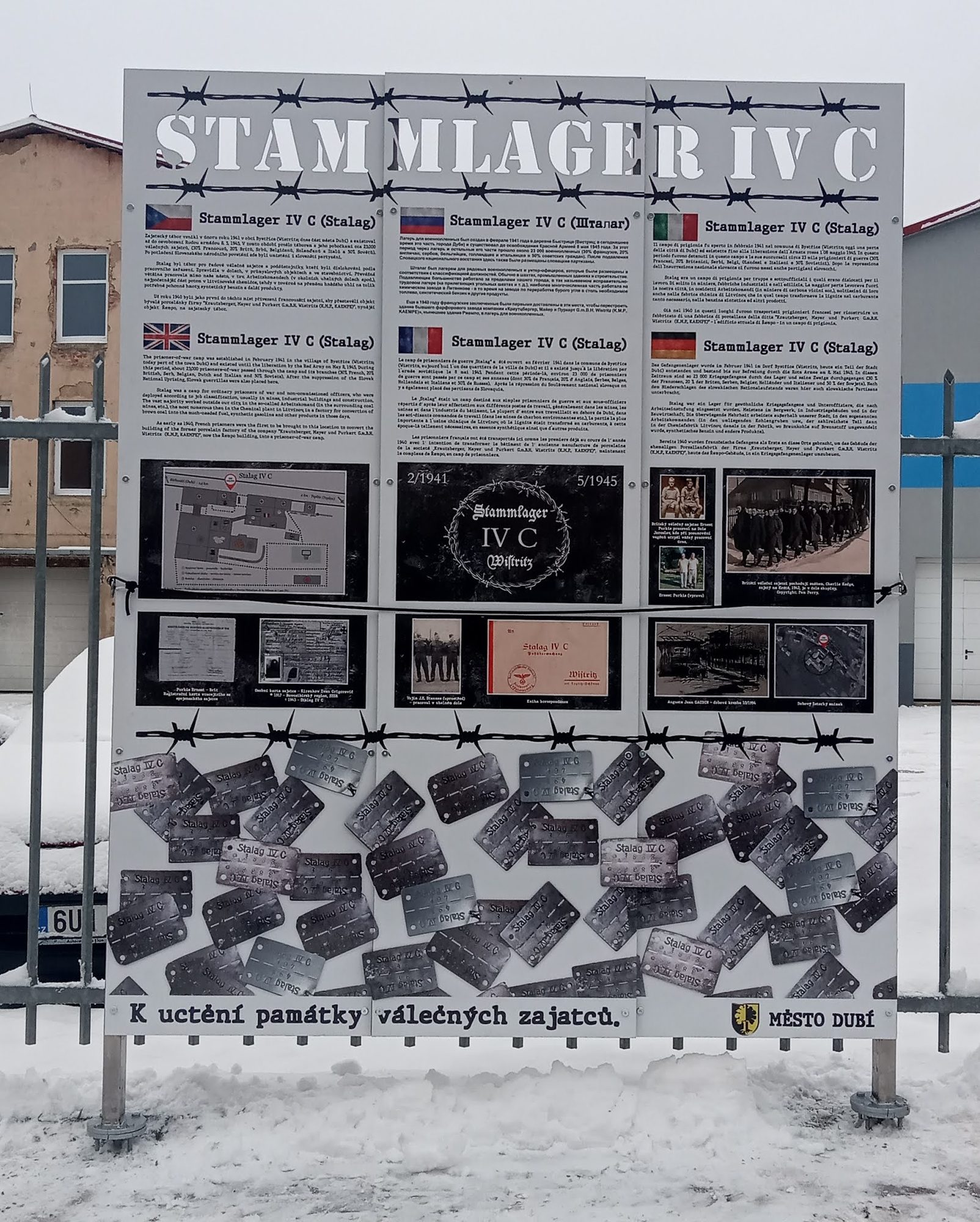 Monument Stalag IV-C Dubí
